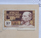 16 FRANCE A E F. BELLE CARTE RRR 1942 BRAZZAVILLE MOYEN CONGO GEN DE GAULLE + N° 140A +AFFRANCH. PLAISANT - Cartas & Documentos