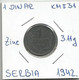 Gh3 Serbia 1 Dinar 1942. KM#31 (German Occupation WW2 ) - Serbia