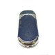 Vintage Lighter Marijuana Windproof Gaz Butane Blue Silver Gold Cigarette Working - Autres & Non Classés