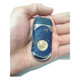 Delcampe - Vintage Lighter Marijuana Windproof Gaz Butane Blue Silver Gold Cigarette Working - Autres & Non Classés