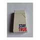 Lighter White Logo " Stay True " Windproof Cigar Rare Cigarette Gaz Collectible - Autres & Non Classés