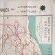 Carte Routiere De La TUNISIE éditée En 1923, Publicité Spidoléines - Roadmaps