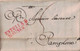 ESPAGNE - ESTELLA - NAVARRE - GRIFFE ROUGE - LETTRE POUR PAMPLONA AVEC TEXTE ET SIGNATURE DE 1808. - ...-1850 Prephilately