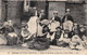 29-PONT-L'ABBE-MOEURS ET TYPES BRETONS- ATELIER DE BRODERIES EN PLEIN AIR - Pont Aven