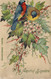 CPA - OISEAUX - Illustration De Mésanges Posées Sur Un Arbre Aux Fleurs Blanches - Amitié Sincère - Oiseaux