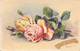 CPA - FLEURS - Roses Jaunes Et Ses Boutons - Bonne Fête - Fiori