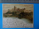 WINDSOR CASTLE (England, Berkshire) Chromolitographie Small Format Canceled Holloway N Stamp Printed In Germany - Windsor Castle