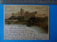 WINDSOR CASTLE (England, Berkshire) Chromolitographie Small Format Canceled Holloway N Stamp Printed In Germany - Windsor Castle