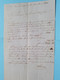 LETTRE De THEUNS Notaire OOSTMALLE > ANNO 1850 > Notaire à ANVERS ( Zie/voir Scans ) België ! - Enveloppes-lettres