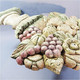 Delcampe - + COUPE DE FRUITS EN BOIS SCULPTE + Sculpture Fruit Décoration - Holz