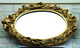 Delcampe - CADRE MIROIR OVALE EN STUC DORE DECOR ANGES PERLES FLEURIS 19 Eme - Mirrors