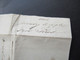 Delcampe - Schweiz 1846 Rote Stempel K2 Boudry Mit Posthorn Und Neuchatel 2 Pontarlier Und Ziffer 2 Auslandsbrief Nach Lyon - 1843-1852 Poste Federali E Cantonali