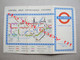 Great Britain RAILWAYS LONDON Transport Diagram Of Lines ( 1953 ) - Europe