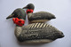 2 CANARDS PLONGEURS En TISSUS / THE LOON - Vogels - Eenden