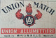 Ancienne Boite D’allumettes BELGE En Carton - Publicité - UNION MATCH - Brussels - Vers 1980 - Boîtes