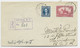 CANADA 5C+10C  LETTRE COVER REG VICTORIA 1938 TO USA - Covers & Documents