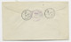 CANADA 5C+10C  LETTRE COVER REG VICTORIA 1938 TO USA - Covers & Documents