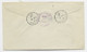 CANADA 5C+10C  LETTRE COVER REG VICTORIA 1938 TO USA - Brieven En Documenten