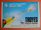 Cpm TOUR DE FRANCE Troyes 10 Aube Ville étape 7 Et 8 Juillet 1987 Champagne !!! Tirage Limité - Ciclismo