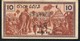 INDOCHINA P85d 10 CENTS 1939  #CZ     XF NO P.h. - Indochine