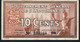 INDOCHINA P85d 10 CENTS 1939 #DB    XF NO P.h. - Indocina
