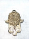 RARE OLD HAMSA RABBI BABA SALI ISRAEL KEYCHAIN PRAYER ROAD KABBALA JUDAICA - Religious Art