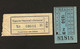 2 Bilhetes CAPICUA / AMBIGRAMA Carris E Barco LISBOA / ALMADA (Setubal) Set 2 Vtg Ticket RADAR / PALINDROME Portugal - Europa