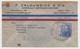 TRANSATLANTIC AIR SERVICE VIA CLIPPER 1950 EQUATEUR ECUADOR Air Mail Cover FRANCE Bordeaux Correo Aereo - Avions