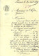 1879  Lorient  Kernevel Sign. A. Ouizille Industriel Banquier Usine  Séchage Sardines Construction  =>   Chef Du Genie - Historical Documents