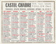 CALENDRIER 1963 CASTEL CHABRE TOULON - Petit Format : 1961-70