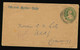 Ganzsache Umschlag 1920 Envelope Indien India Postage, Stempel Hyderabad, Half Anna, Nach Adorf Vogtland Deutschland - Briefe