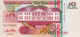 Surinam 10 Gulden 1998 UNC P-137b "free Shipping Via Regular Air Mail (buyer Risk)" - Surinam