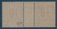 Colonies Type Groupe Mohéli Paire Interpanneau N°21Aa** Variété 1 & 0 Espacés Tenant à Normal Signé Calves - Unused Stamps