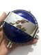 Delcampe - Vintage Elegant Glass Bohemian Cobalt Blue Cut Crystal Smoker Cigarette Ashtray - Glass