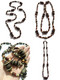 Delcampe - Vintage Ethnic Berber Handmade African Niger Tuareg Necklace Wood Tribal Jewelry - Kettingen