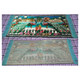 Delcampe - Antique Carpet Peacock Shaggy Woven Tablecloth Colorful Wall Rug Original Tapestry 113x50 - Teppiche & Wandteppiche