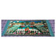 Delcampe - Antique Carpet Peacock Shaggy Woven Tablecloth Colorful Wall Rug Original Tapestry 113x50 - Tapis & Tapisserie