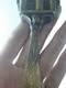 Delcampe - Vintage Shoehorn Shoes Masterpiece Hornl Handle Quality Copper Carving Bronze - Toneel & Vermommingen