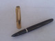 Vintage !!  Authentic Parker 51 Gold Filled Cap (1/10-12k) Black Fountain Pen W Box USA (#88) - Stylos