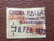 BELGIQUE  Timbre Fiscal 1 F  CINÉMA PALLADIUM  Février 1973 - Sellos