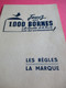 Petit Livret Des Règles Du Jeu De Mille Bornes / La Canasta De La Route/Edition DUJARDIN/Arcachon/ 1954        JE250 - Andere & Zonder Classificatie