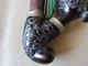 Delcampe - Pipe Ancienne Originale Avec Capuchon Métallique ( Décoration Cerf En Bronze Ou Cuivre ) Longueur = 16 Cm ( à Nettoyer) - Altri & Non Classificati