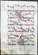 Very Rare Large Elephant Folio Vellum Sheet. Out Of An Antiphonary Manuscript From The 15th Century. / Seltene - Théâtre & Scripts