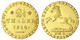 2 1/2 Taler 1814 CHH. 3,32 G. Sehr Schön/vorzüglich, Kl. Kratzer. AKS 4. Jaeger 102. Friedberg 623. - Monedas En Oro