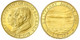 Goldmedaille V. J. Bernhart 1929 Auf Die Weltfahrt Des LZ 127. Kopfbilder Des Grafen Und Dr. Hugo Eckeners N.l./ Luftsch - Gedenkmünzen
