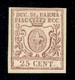 Parma - 1857 - 25 Cent (10) - Gomma Originale - Molto Bello - Diena + Raybaudi (1500) - Other & Unclassified