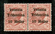 Trentino-Alto Adige - 1918 - Coppia Del 10 Heller Su 10 Cent (29 + 29ca) Con L Al Posto Di I - Gomma Integra - Non Classés