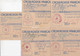 CROIX ROUGE. 5 CARTES D'ADHERENT. 1949/1951/1952/1953/1954 - Red Cross