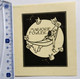 Ex-libris Exlibris Marguerite Elwood. Cat Lady Hammock Book Chat Femme Hamac Livre - Ex Libris