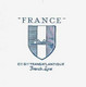 NAVIGATION ENTETE PAQUEBOT « France » COMPAGNIE GENERALE TRANSATLANTIQUE "FRENCH LINE" + ENVELOPPE B.E.V.SCANS - Reclame